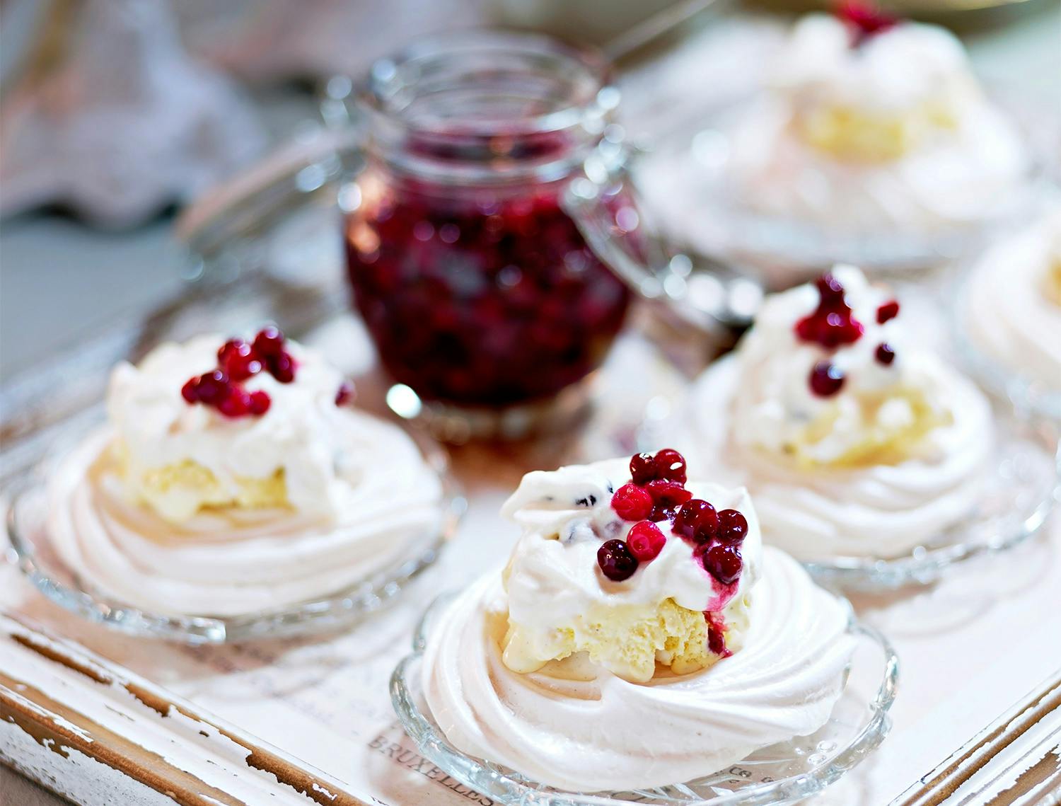 Tyttebærpavlova